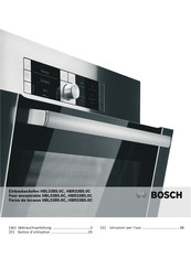 Bosch HBR33B50C Serie Notice D'utilisation