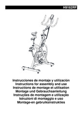 BH FITNESS H9162RF Instructions De Montage Et Utilisation