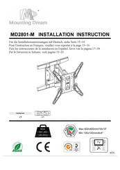 Mounting Dream MD2801-M Instructions D'installation