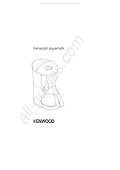 Kenwood AQUAMATIK CM750 Serie Mode D'emploi