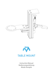 Monstertech Table Mount Mode D'emploi