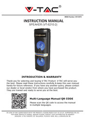 V-TAC VT-6210-2 Manuel D'instructions