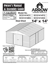 Arrow Storage Products SCG1414SG Manuel Du Propriétaire Et Guide D'assemblage