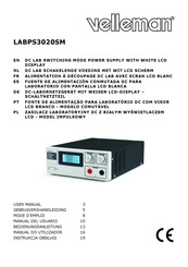 Velleman LABPS3020SM Mode D'emploi