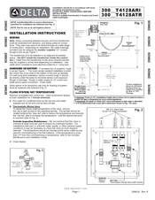 Delta Commercial 300 T4128ATR Serie Instructions D'installation