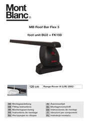 Mont Blanc MB Roof Bar Flex 3 Instructions De Montage