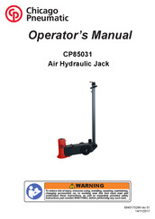 Chicago Pneumatic CP85031 Manuel De L'opérateur