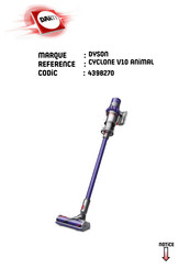 Dyson CYCLONE V10 ANIMAL Manuel D'utilisation