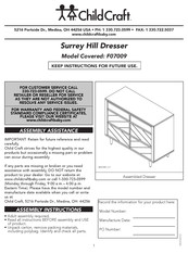 Child Craft Surrey Hill F07009 Guide D'assemblage