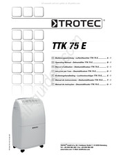 Trotec TTK 75 E Manuel D'utilisation