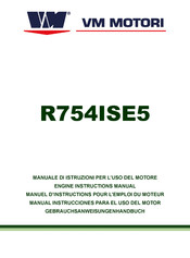 VM Motori R754ISE5 Manuel D'instructions Pour L'emploi