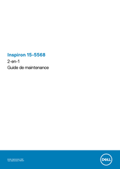 Dell Inspiron 15-5568 Guide De Maintenance