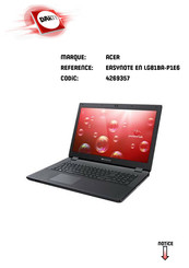 Acer Packard Bell EasyNote LG ENLG81BA Manuel D'utilisation