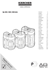 Kärcher Bp 800 Adv Mode D'emploi