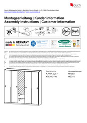 Rauch MZ215 A760R.5C57 Instructions De Montage