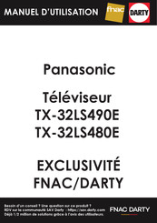 Panasonic TX-32LS490E Mode D'emploi
