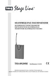 Img Stageline TXS-892HSE Mode D'emploi