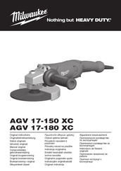 Milwaukee AGV 17-150 XC Notice Originale