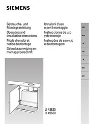 Siemens LI 49630 Mode D'emploi Et Notice De Montage