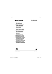 EINHELL 45.135.42 Mode D'emploi D'origine