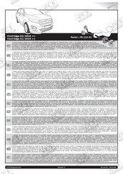 ECS Electronics FR-110-H1 Instructions De Montage