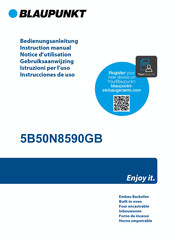 Blaupunkt 5B50N8590GB Notice D'utilisation