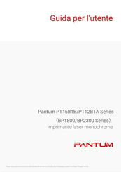 Pantum PT16B1B Serie Guide De L'utilisateur