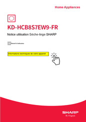 Sharp KD-HCB8S7EW9-FR Notice D'utilisation