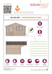 Kiehn-Holz KH 28-097 Instructions De Montage