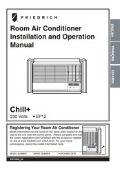 Friedrich Chill+ EP12 Manuel D'installation