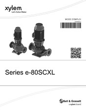 Xylem Bell & Gossett e-80SCXL Serie Mode D'emploi