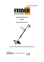 Feider FCBN20V Instructions Originales