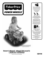 Fisher-Price POWER WHEELS CDY14 Guide De L'utilisateur
