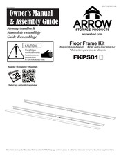 Arrow Storage Products FKPS01 Guide D'assemblage