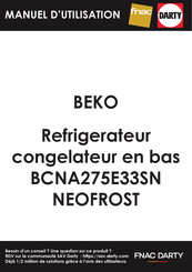 Beko BCNA275E33SN Notice D'utilisation