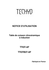 TECHYO TTI3TB27-AF Notice D'utilisation