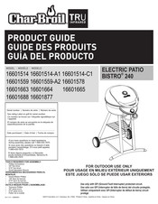 Char-Broil 16601665 Guide Des Produits