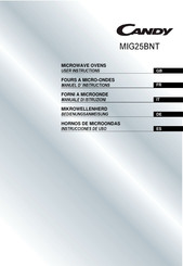 Candy MIG25BNT Manuel D'instructions