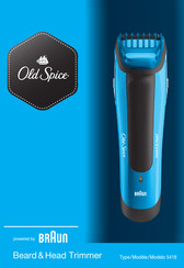 Braun Old Spice 5418 Mode D'emploi