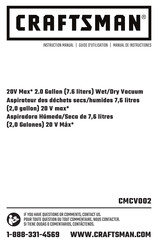 Craftsman CMCV002B Guide D'utilisation