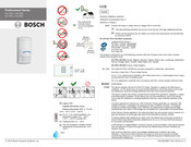 Bosch ISC-PDL1-WC30G Mode D'emploi