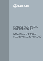 Lexus NX 450h+ 2021 Manuel Du Propriétaire