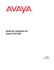 Avaya 1020 Guide De L'utilisateur