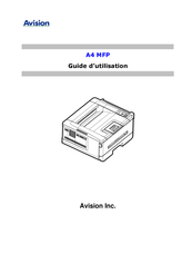 Avision A4 MFP Guide D'utilisation