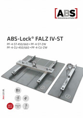 ABS Lock FALZ IV-ST PF-4-CU-450 Mode D'emploi
