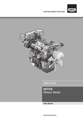 Hatz Diesel 4H50 Notice