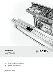 Bosch SHP65T55UC/07 Guide D'utilisation