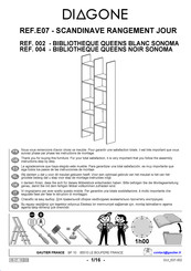 Diagone SCANDINAVE RANGEMENT E07 002 Instructions De Montage