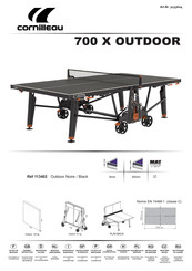 Cornilleau 700 X OUTDOOR Instructions De Montage