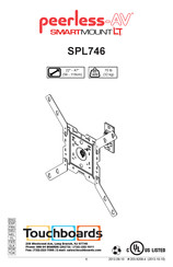 peerless-AV SMARTMOUNT LT SPL746 Mode D'emploi